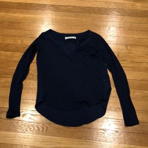 V neck long sleeve